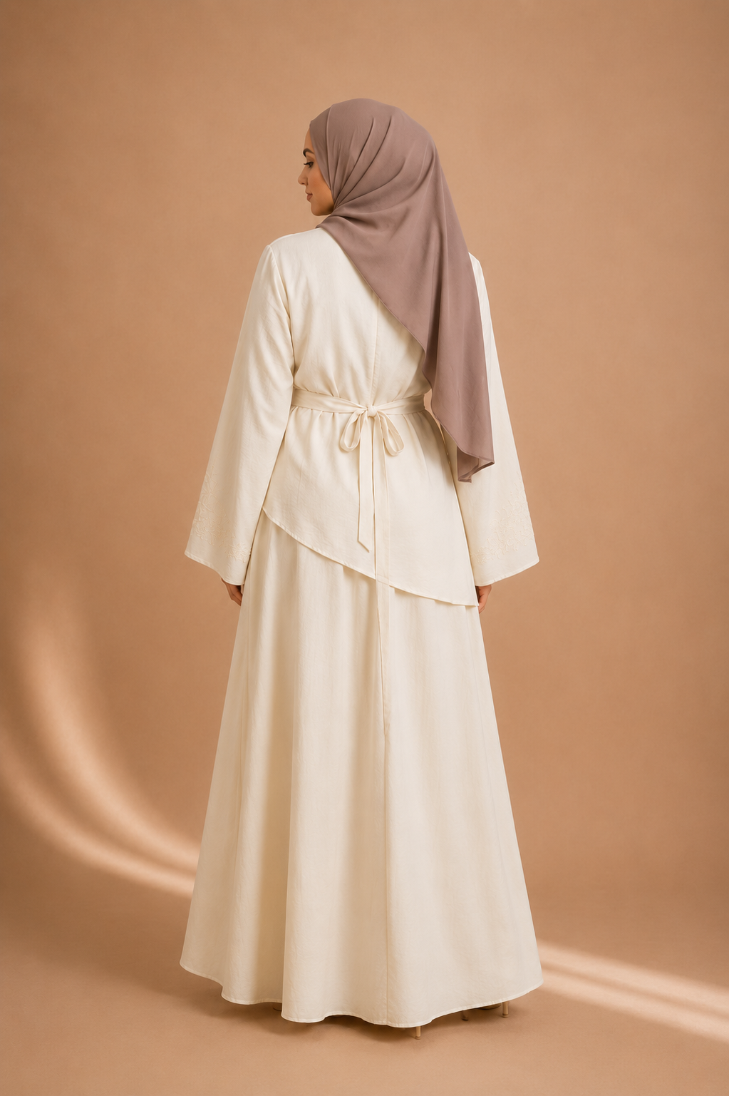 Ensemble Jupe et Haut Kawtar Blanc