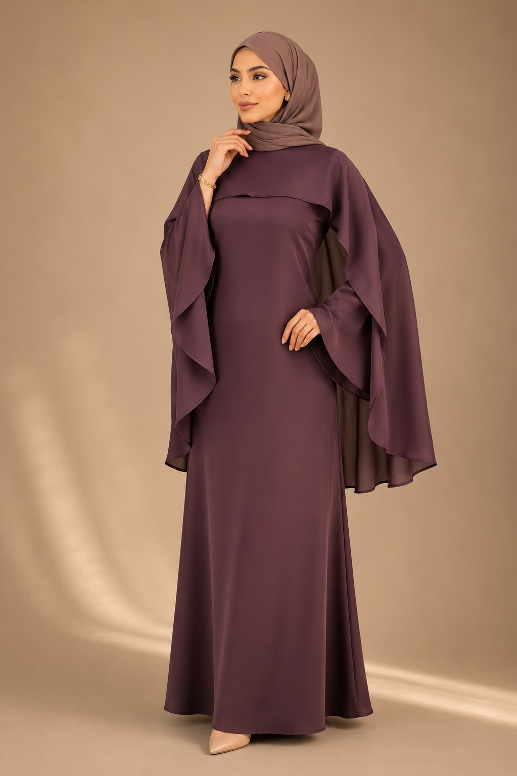 Robe Haya Luxe violet profond