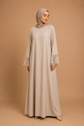 Robe en tencel Sirine Marron ou Beige