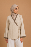 Top tunique beige Sabrina