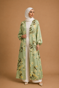 Robe Kimono verte Salma
