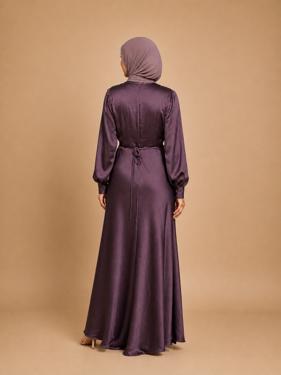 Basma satin dress