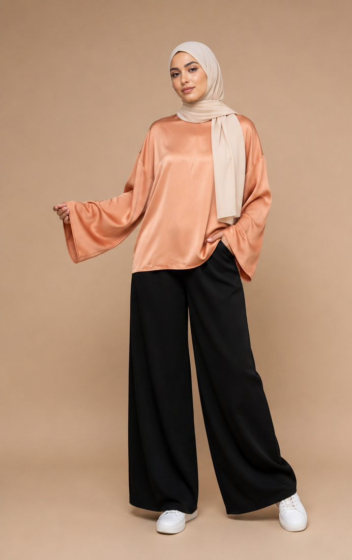 Haut Top corail Nadine