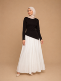 Jupe Tasnim blanche
