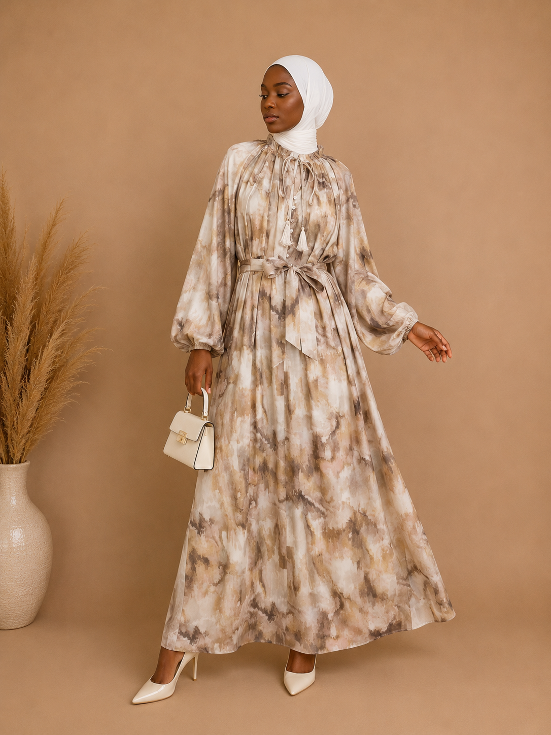 Safa Printed Maxi Dress
