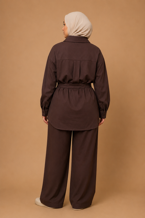 Ensemble Chemise et pantalon coton et lin