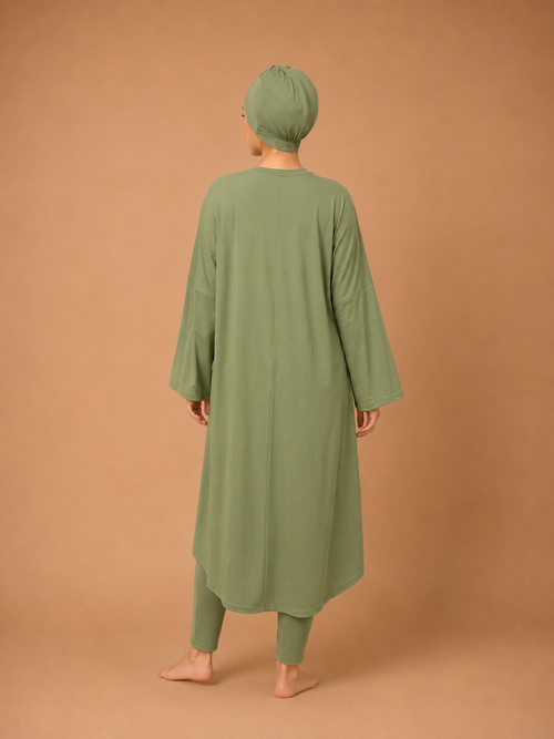 Burkini Maillot de Bain Islamique vert