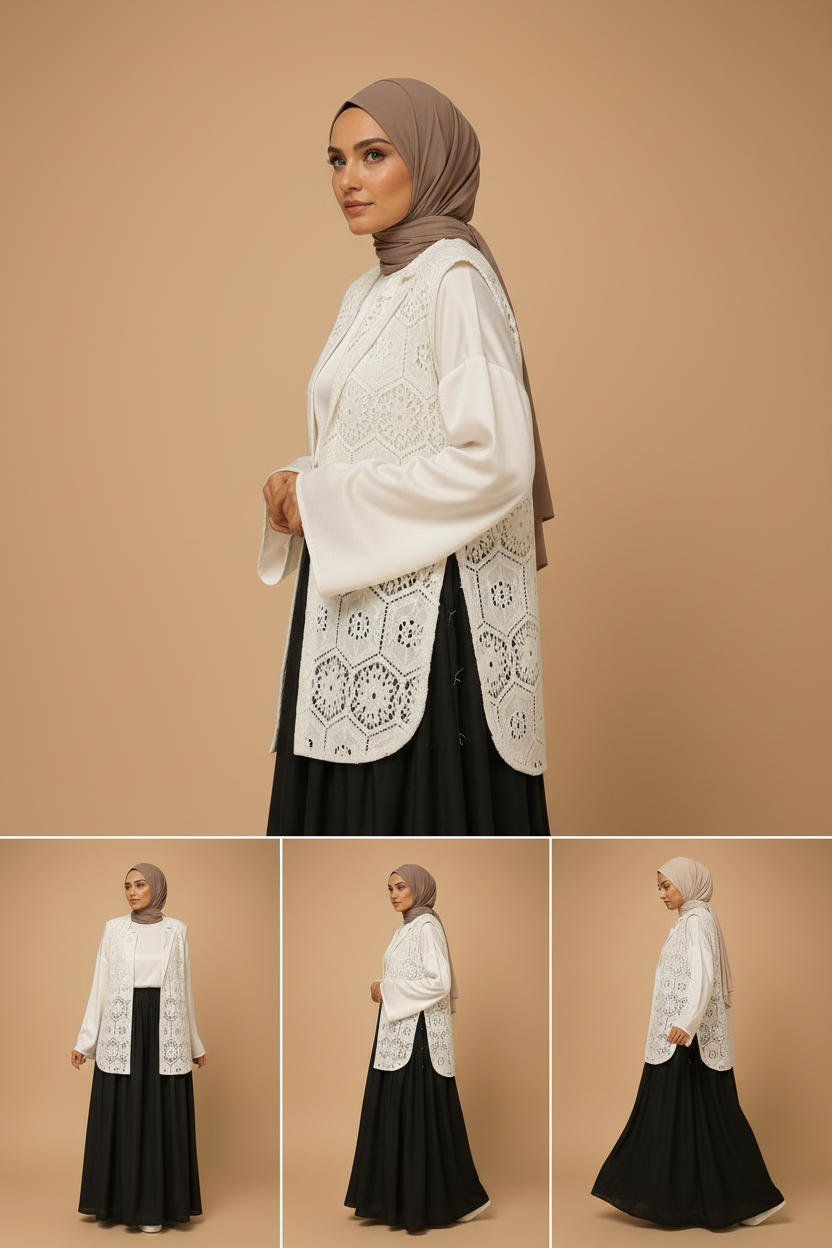 Nawel Black Tencel Skirt