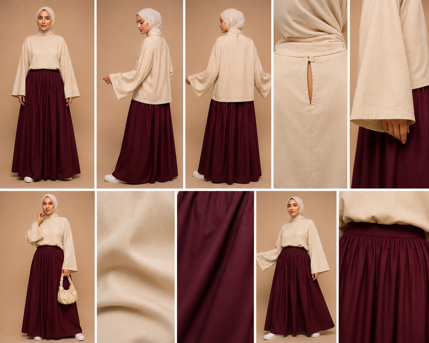 Haut Top beige Najma