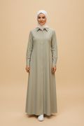 Fitted Shirt Dress Lastoura