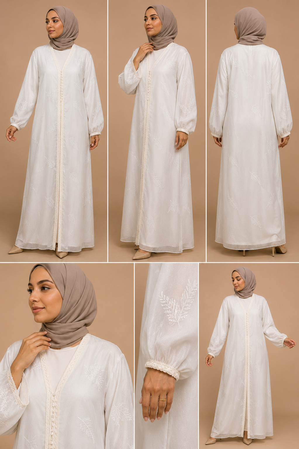 Kimono organza  Ikram