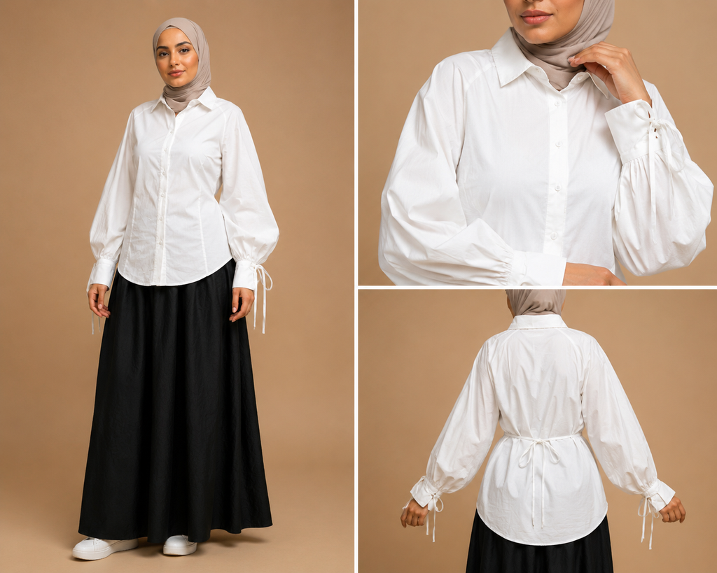 Chemise nouée Elégance