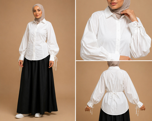 Chemise nouée Elégance