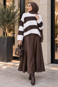 Pull rayé en maille