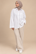 Chemise oversize blanche – Essential